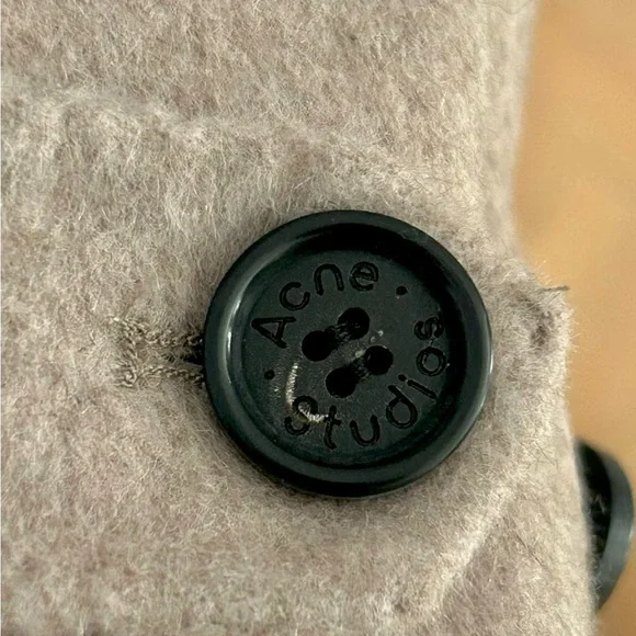 Acne Studios Wool cashmere Zip Jacket size 32 - Picture 9 of 14